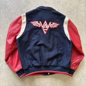 VTG 80s Dehen 1920 Washington Athletic Club Wool Leather Varsity Jacket Men’s XL